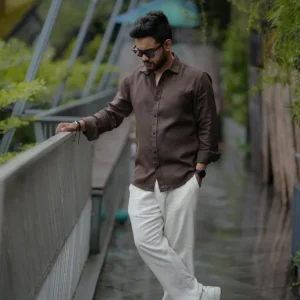 MOCHA BROWN- full sleeve shirt